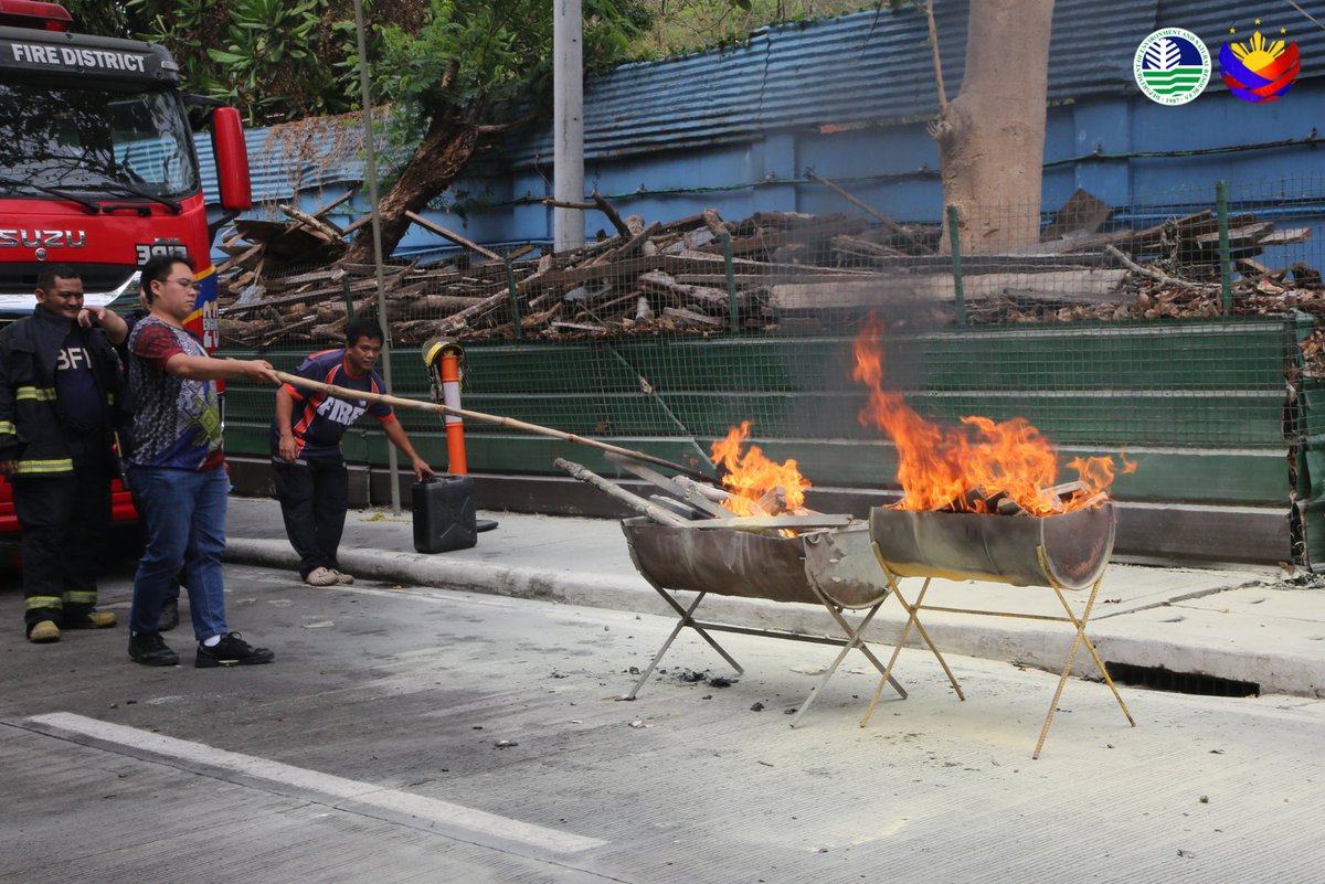 LOOK: In observance of #FirePreventionMonth, the DENR conducted fire drills to raise awareness about fire safety and preparedness among its employees and stakeholders. #EnvironmentForLife #DENRInAction #DENRNews