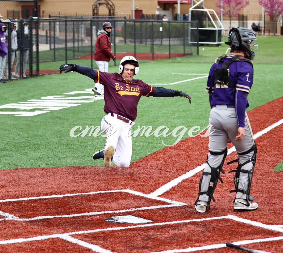 “Stone Cold Opener” The MCC baseball season opened today between the CBC Cadets & De Smet Spartans in the crisp confines at De Smet Jesuit High School. Cadets pull ahead late & win this slugfest 12-8! @CBCHighSchool @cadetbaseball @cbccadets @DeSmetJesuitHS @DeSmet_Baseball #MCC