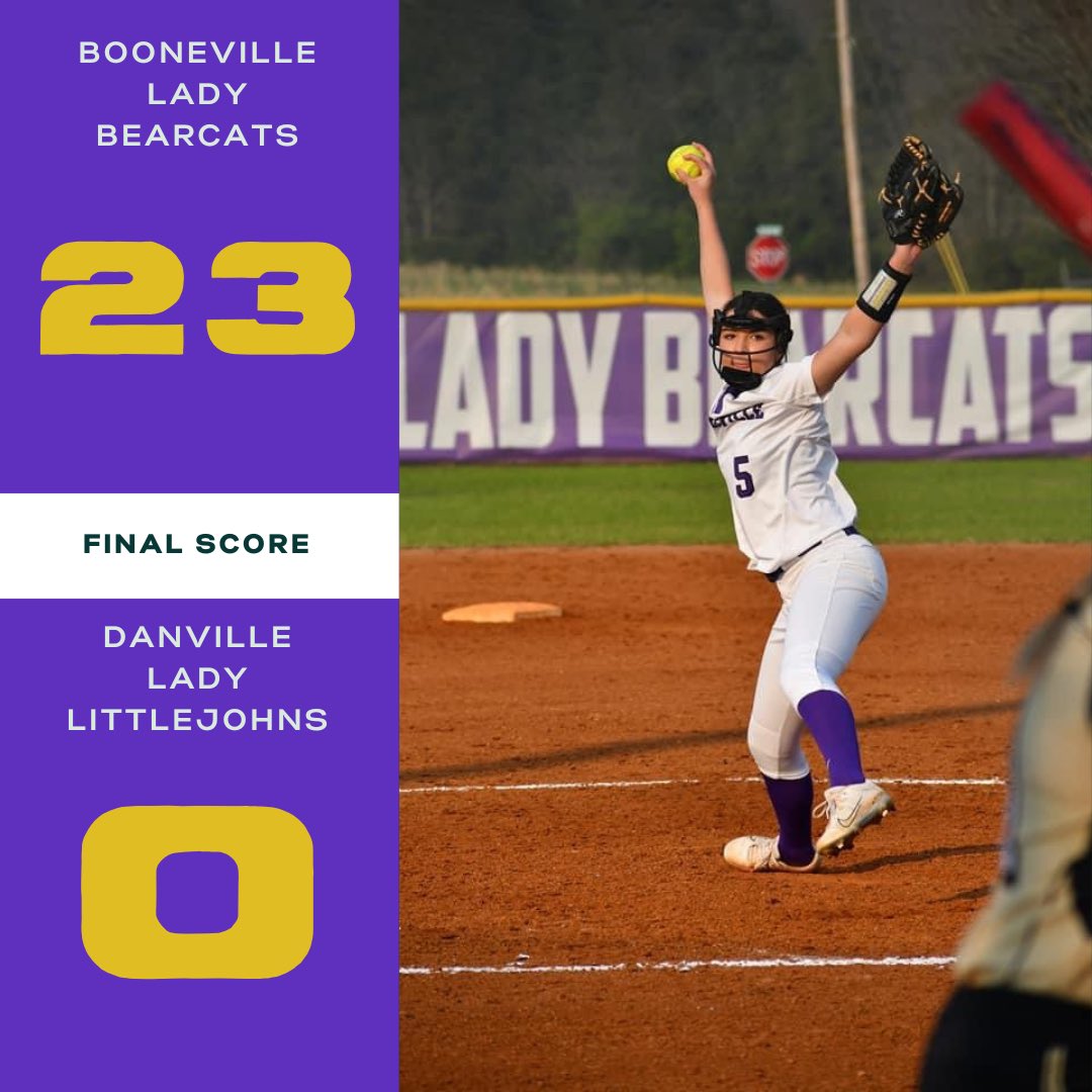 Freshman Makinley Ensey and Junior Roni Tillery with a combined no-hitter for the Lady Bearcat victory!