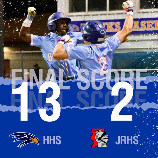 BaseballHanahan's tweet photo. HAWKS WIN ‼️
@sterlingcoaxum with 2 Grand Slams tonight to lead the way offensively.
Back at it tomorrow night vs @stang_baseball
#TGK #SOAR #AllSpringNoBreak https://t.co/hzjrKgMPt5