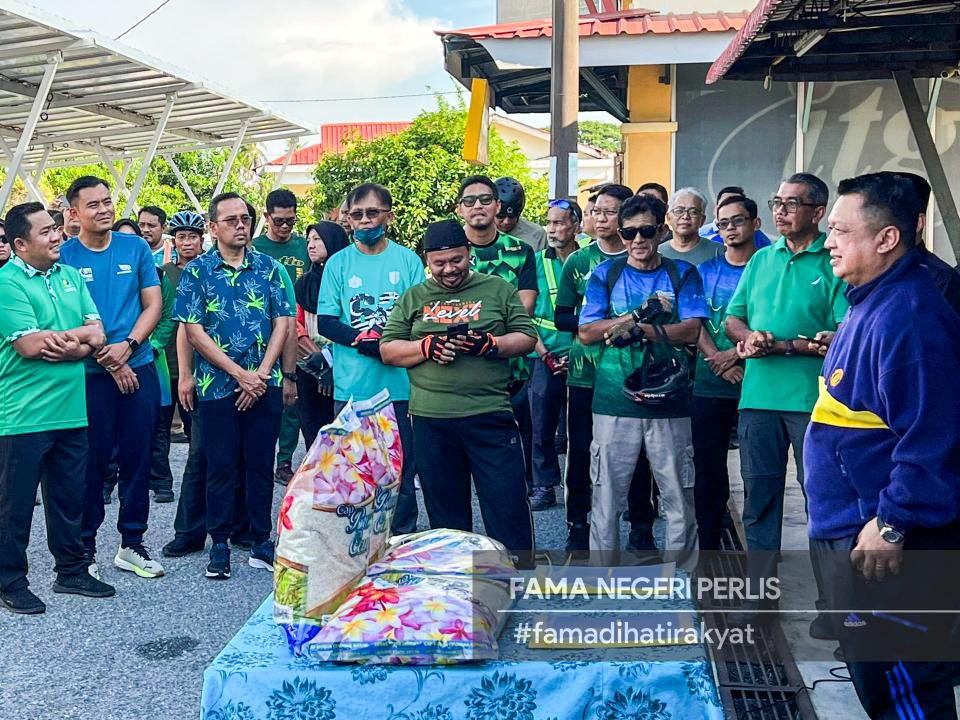 2 April 2024 | Program Kayuhan MAIPs Peduli Bil 30/2024 DYTM Tuanku Raja Muda Perlis diteruskan dalam menjejaki dan menyantuni Asnaf kariah Repoh bersama FAMA Negeri Perlis.