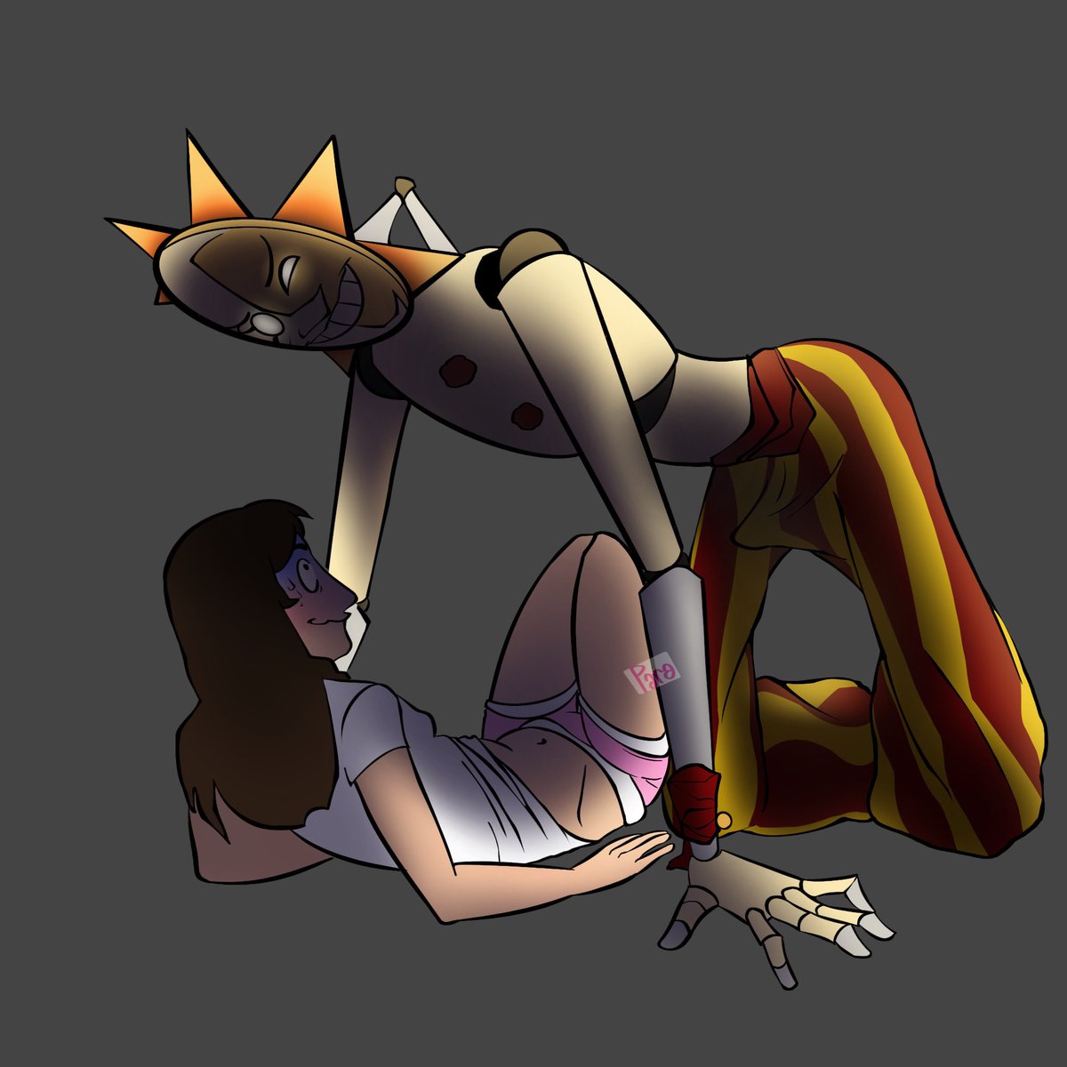 peabeapparition's tweet photo. saw some very inspiring art today and I just had to draw myself being pinned by sun
#sundropnsfw #fnafnsfw #selfinsertnsfw https://t.co/b8ikh8UZc0