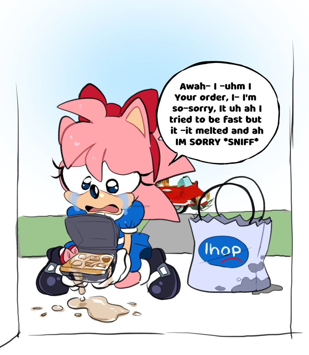 Don't order the Amy's Sweet Strawberry Delight for delivery 🫠....
--
#sonicthehedgehog #sonicihop 