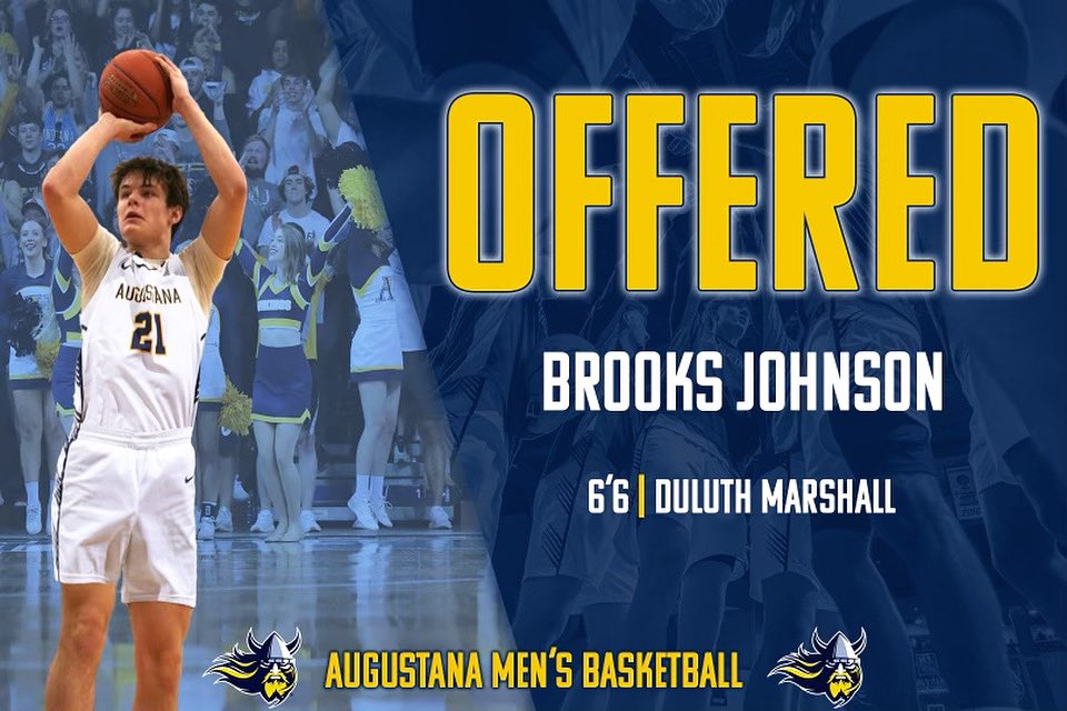 Brooks Johnson #12 (@brooksjohnson25) on Twitter photo Super thankful to <a href="/Schilling_Cody/">Cody Schilling</a> for offering me to play at Augustana. I am super grateful to him and the program for giving me this opportunity. #GoVikings? Super thankful to <a href="/Schilling_Cody/">Cody Schilling</a> for offering me to play at Augustana. I am super grateful to him and the program for giving me this opportunity. #GoVikings?