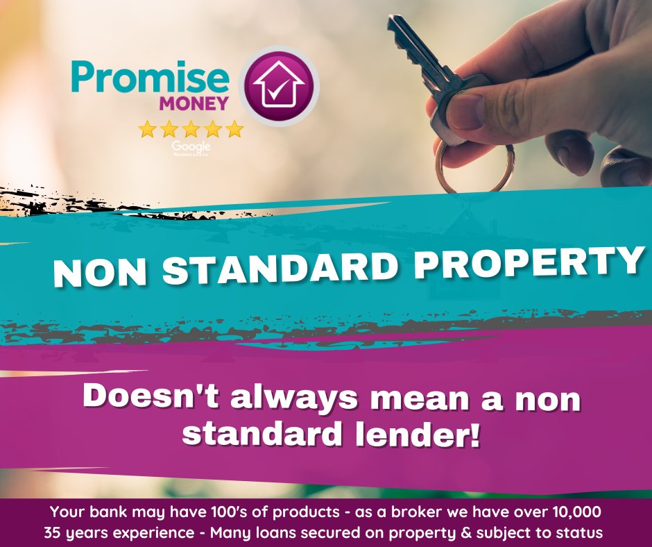 Our panel of mortgage and secured loan lenders represents the whole market. Plus with in house packaging, we have the specialist products and expertise to handle 'quirky' residential and BTL  applications.

promisemoney.co.uk/mortgage/mortg…

#promisemoney #mortgage #remortgage #securedloan