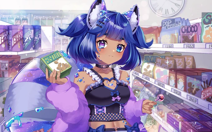 #欲望はぜんぶ口に出したほうが仕事につながる VTuberさんの立ち絵が描きたい!キービジュアル、MV等背景あり一枚絵描きたい!カードゲームのお仕事したい!グッズの絵を担当したい!わくわくする画面作り目指して絵を描いています!たくさんの人にわくわくしてもらえますように! 