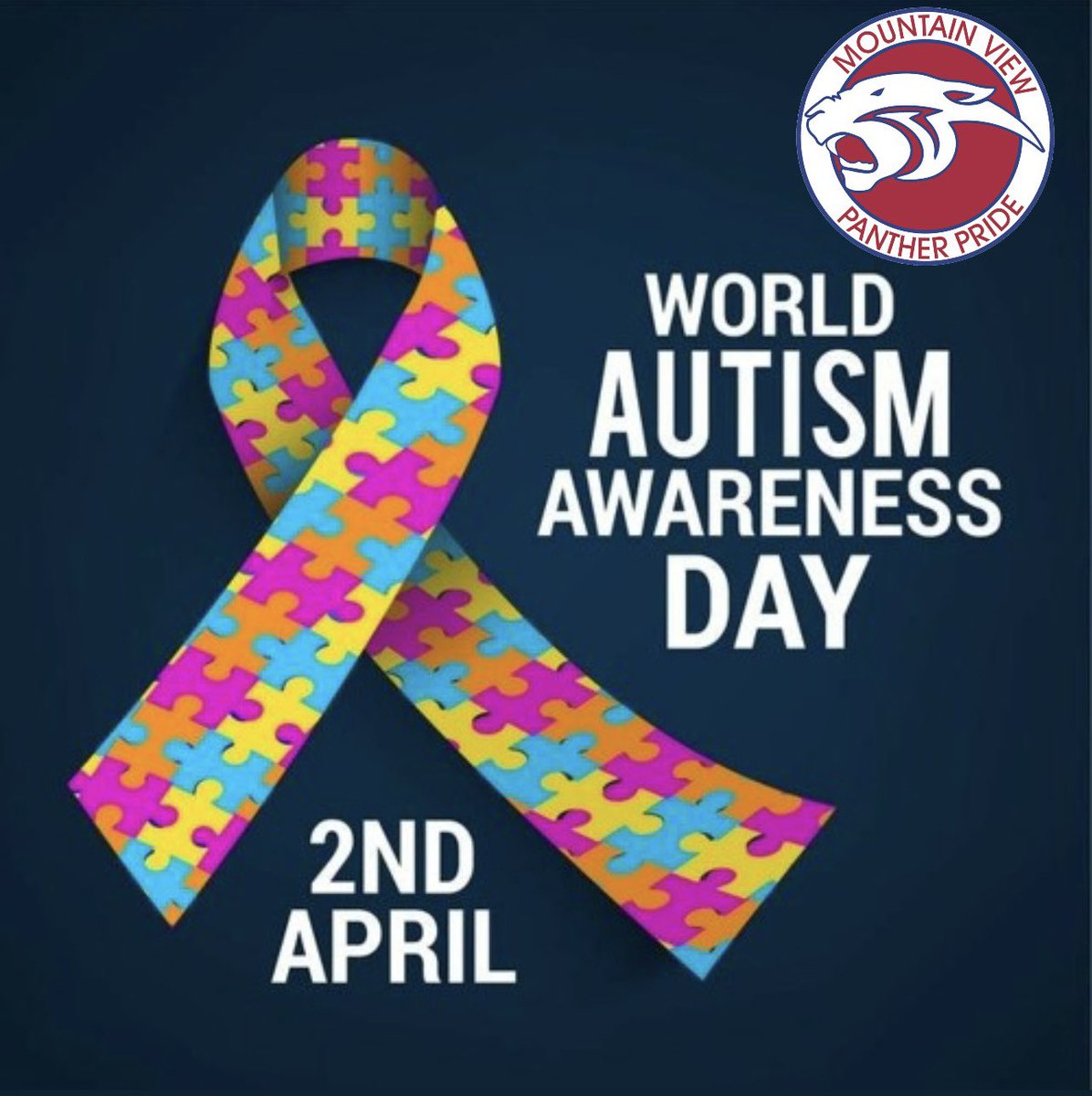 April 2 is World Autism Awareness Day. This day aims to spread awareness and focuses on acceptance, support, & inclusion. We are committed to ensuring a SAFE, HEALTHY, HAPPY & ACADEMICALLY SUCCESSFUL environment for all of our Panthers! #pantherpride #panthernation #pantherproud