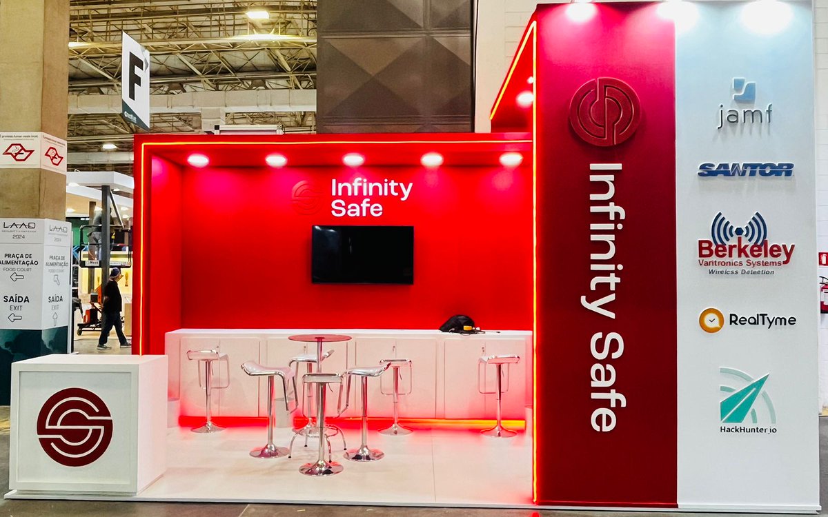 Infinity Safe, our partners in Brazil, are exhibiting at the LAAD Exhibition this week!

If you're at #LAAD2024 in Sao Paolo, drop by to find out all about our #HackHunterPursuit #WiFitracker 👀🎯

#wifisecurity #cybersecurity #ozcyber #wifi #TSCM #physicalsecurity
