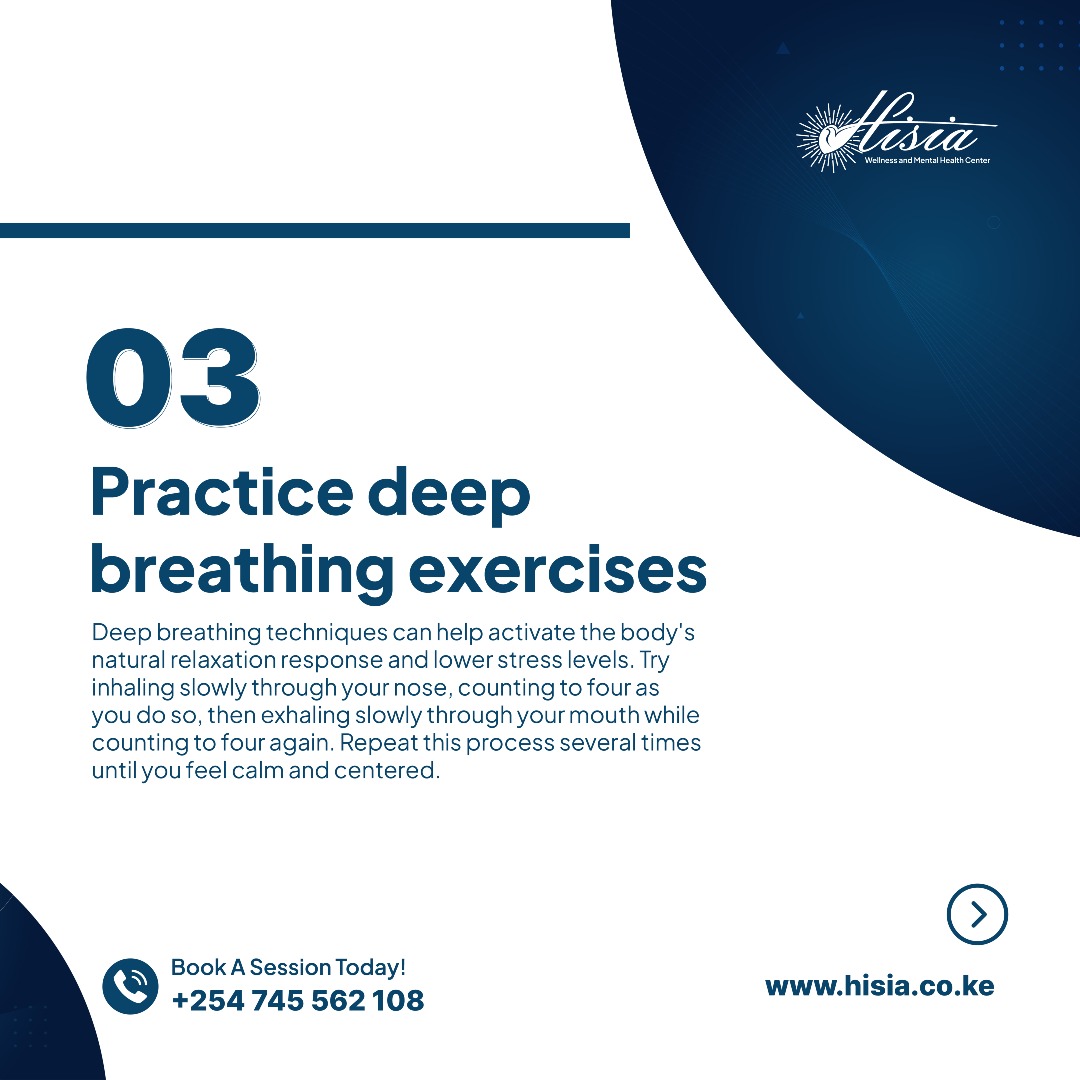 Stress is a natural part of life, but it doesn't have to control you. Learn how to manage it effectively. hisia.co.ke #StressManagement #Wellness