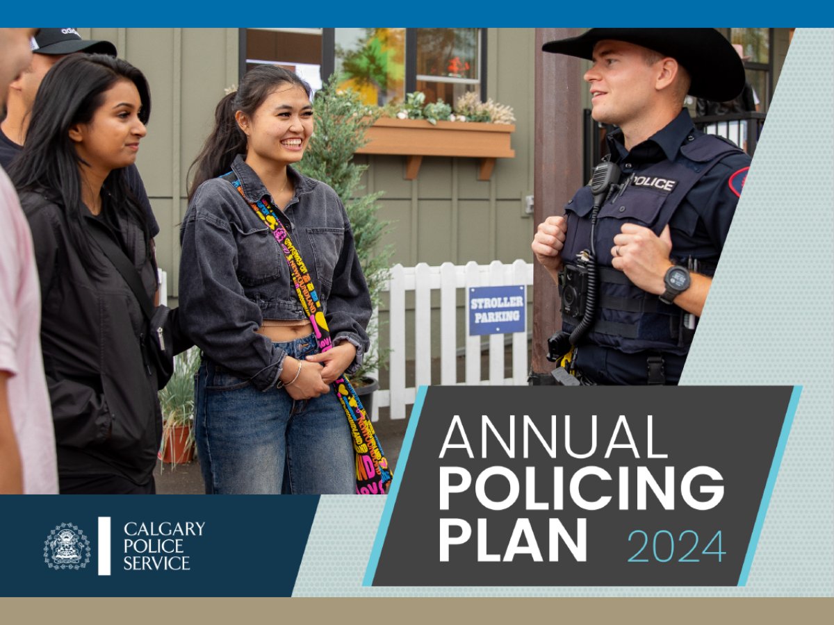 CPS_Commission's tweet photo. One of our Commission's main roles is to ensure the @CalgaryPolice have clear annual priorities that reflect the needs and desires of the community.
Find out what the focus is for 2024 by reading the Annual Policing Plan at https://t.co/TgDqrjj8Qw.
#yyc #police #yyccc #abpoly https://t.co/DZJjha4oDp