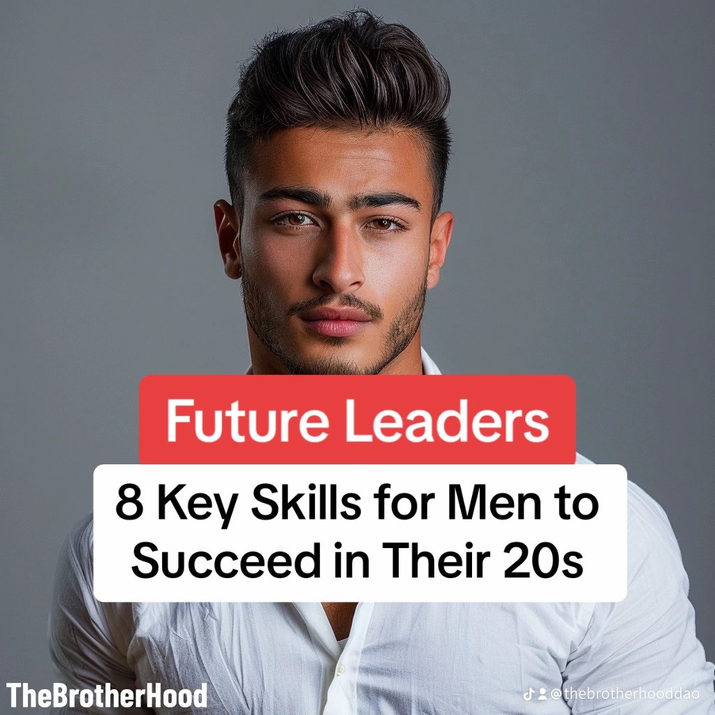 Chart your path to success. Discover the 8 key skills every young man needs to thrive in his 20s and beyond. #thebrotherhooddao #lifeskill #leadthefuture #men 

vt.tiktok.com/ZSFV4PU7x/