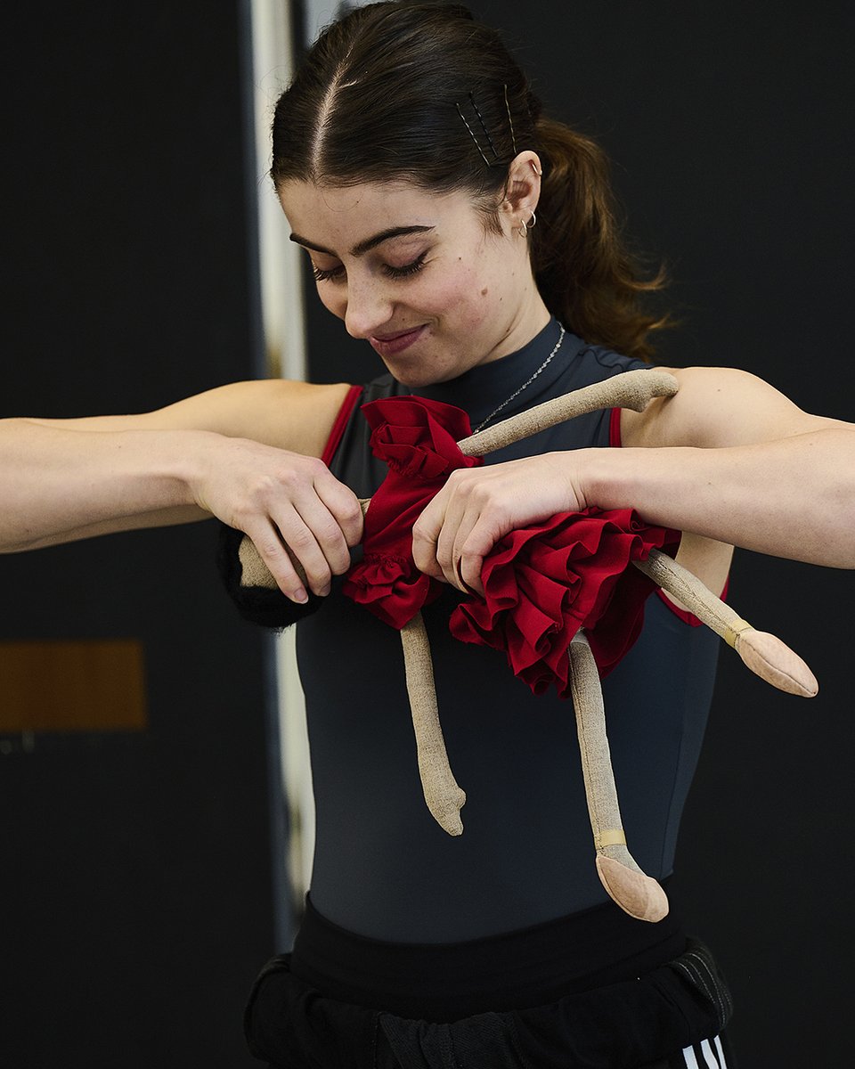 Today is giving hump day vibes so can someone caption this photo of Lilla Harvey holding a Carmen voodoo doll for us, please and thank you. Photo: Chris Rodgers-Wilson