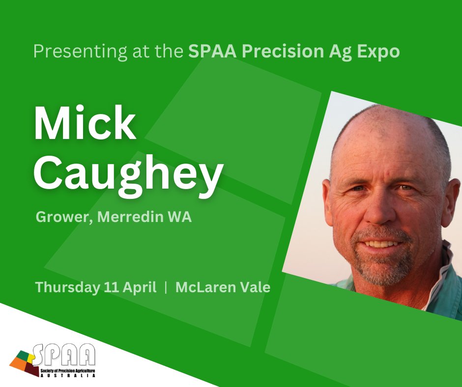 Registered for the SPAA Precision Ag Expo? If you're still on the fence, check out this video, thanks to @theGRDC, for some inspiration. bit.ly/49oLZCJ WA grower Mick Caughey talks VRT and on-farm experimentation in the WA wheatbelt. Register now bit.ly/4cmUMrt