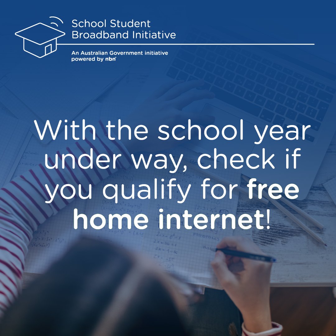 🛜 Are you eligible for free home internet? The federal government has launched the School Student Broadband Initiative, which is providing free internet access to 30,000 families across the country until the end of 2025. Find out more and apply here: anglicarevic.org.au/student-intern…