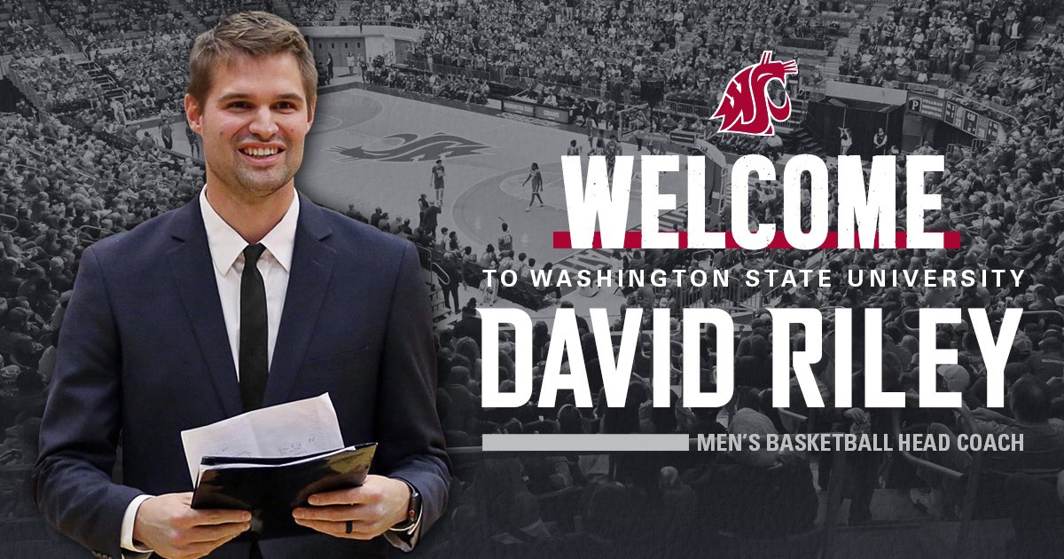 Introducing the 20th head coach in Washington State men’s basketball history 𝗖𝗼𝗮𝗰𝗵 𝗗𝗮𝘃𝗶𝗱 𝗥𝗶𝗹𝗲𝘆! The back-to-back Big Sky Coach of the Year is joining the Cougar family. #GoCougs // #WheatfieldUnderdogs