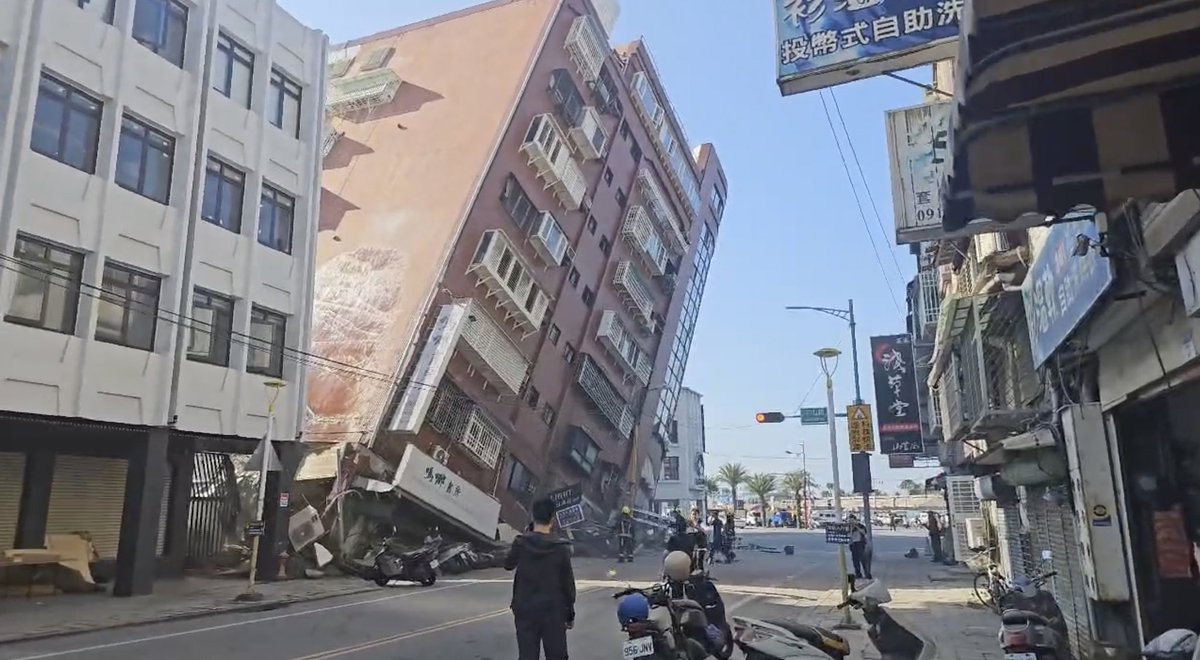 今日早上床搖晃厲害，愿平安 #Taiwan #earthquake
