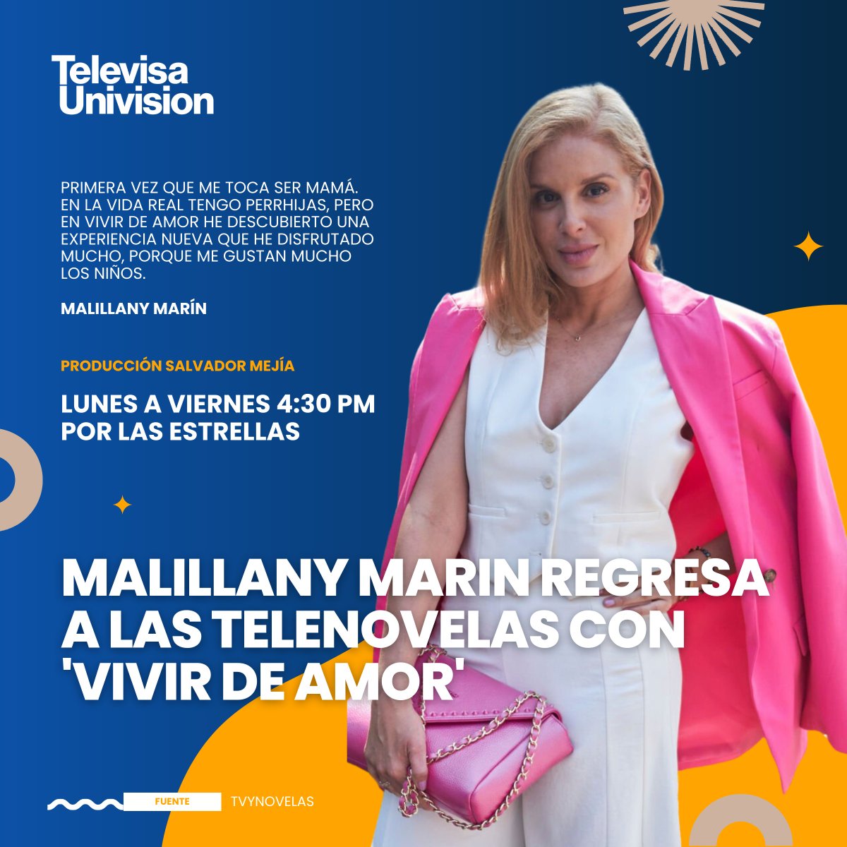 ¡Sorprendida! 😱 En su regreso a las telenovelas, Malillany Marin descubrió una faceta nueva en su carrera, esto nos contó 👇🏼