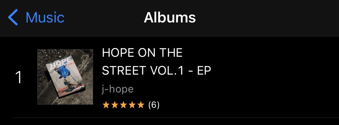 03.04.24 || #SA아미Charts 📊| iTunes (Albums) - Saudi Arabia #1 HOPE ON THE STREET VOL.1 N_