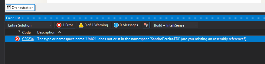 BizTalkGurus's tweet photo. BizTalk Server Visual Studio Error: The type or namespace name ‘Unb21’ does not exist in the namespace https://t.co/XSoTsX3PDj https://t.co/XZhkue15De