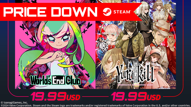 yurukill's tweet photo. ◤Notice of price revision for Steam® version ◢
We have reduced the selling price of "#YuruKill: The Calumniation Games" from 39.99USD to 19.99USD on # Steam! 🎉
▼Wishlist now!
https://t.co/uzYDssRu3n https://t.co/cccL8PgenA