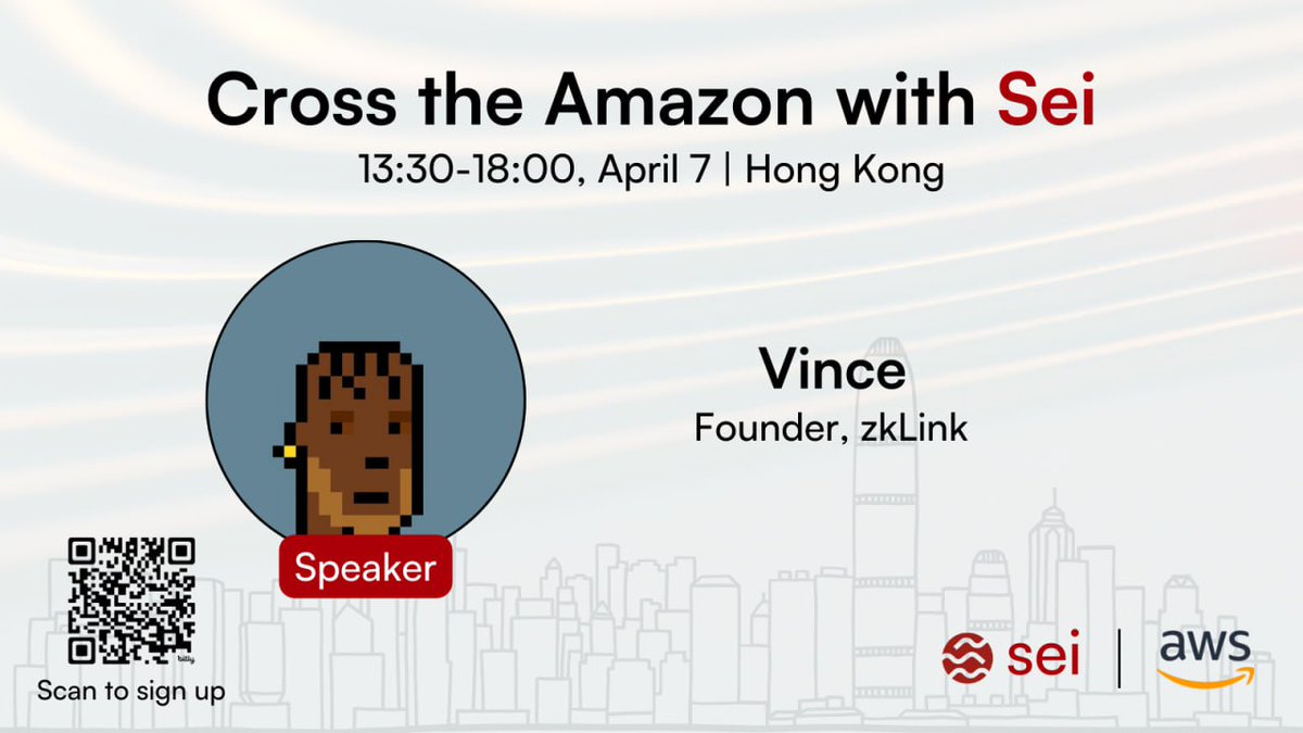 zkLinkNova's tweet photo. Join our Co-founder @zkVinceReal on Apr 7, 16:30-16:50 UTC for a riveting discussion on "Security for dApp creators".

🛡️ Hear insights from industry experts including Ulisse Dell'Orto from @HypernativeLabs , Alex from @osec_io, and Eaton Pan from @Beosin_com. 

🎙️Don't miss out on this insightful session as we explore crossing the @awscloud with @SeiNetwork ! #dAppSecurity #zkLinkNova 🌟