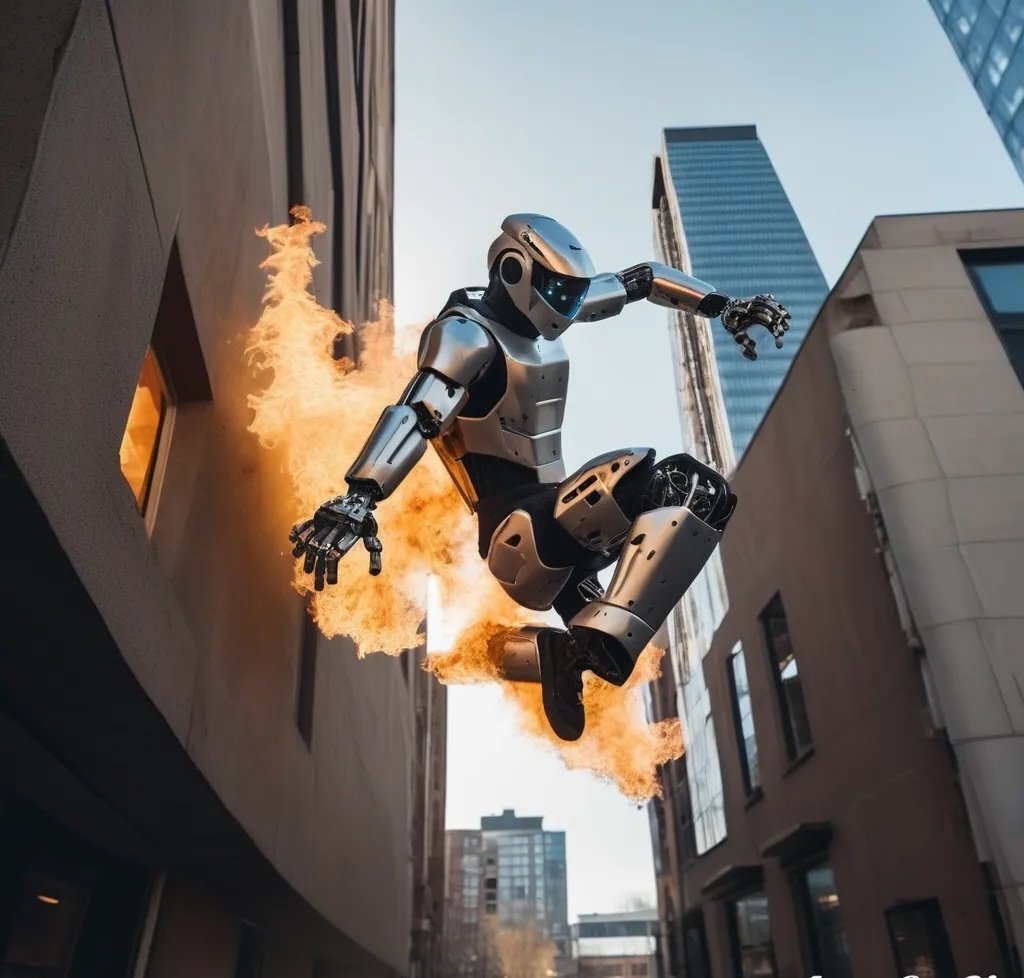 JimSantana's tweet image. Parkour Pro:   Behold! Robots that can do parkour using advanced motor control AI!   The future of agile robots for search and rescue. 🤸 #AIForRobotics #AdvancedRobotics