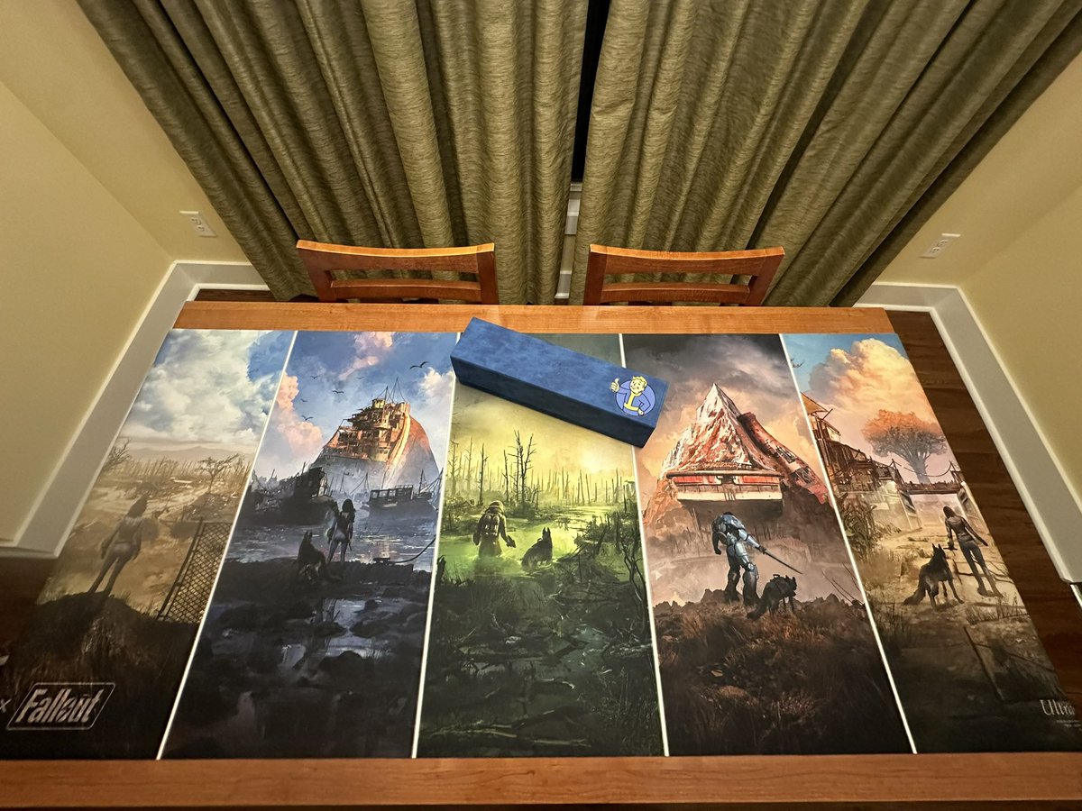 WestVirginger's tweet photo. I’ve been keeping busy 😉👍 #fallout #mtg https://t.co/RzYzPgkQeA