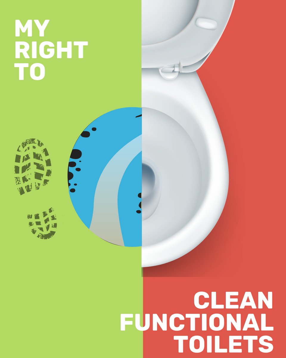 Access to sanitation is essential for human health, yet there are still people who lack access to adequate 🚽 leaving them little option but to 💩 in the open, e.g. bushes, bodies of water. Access to a clean, functional toilet is your right. #MyHealthMyRight #WorldHealthDay