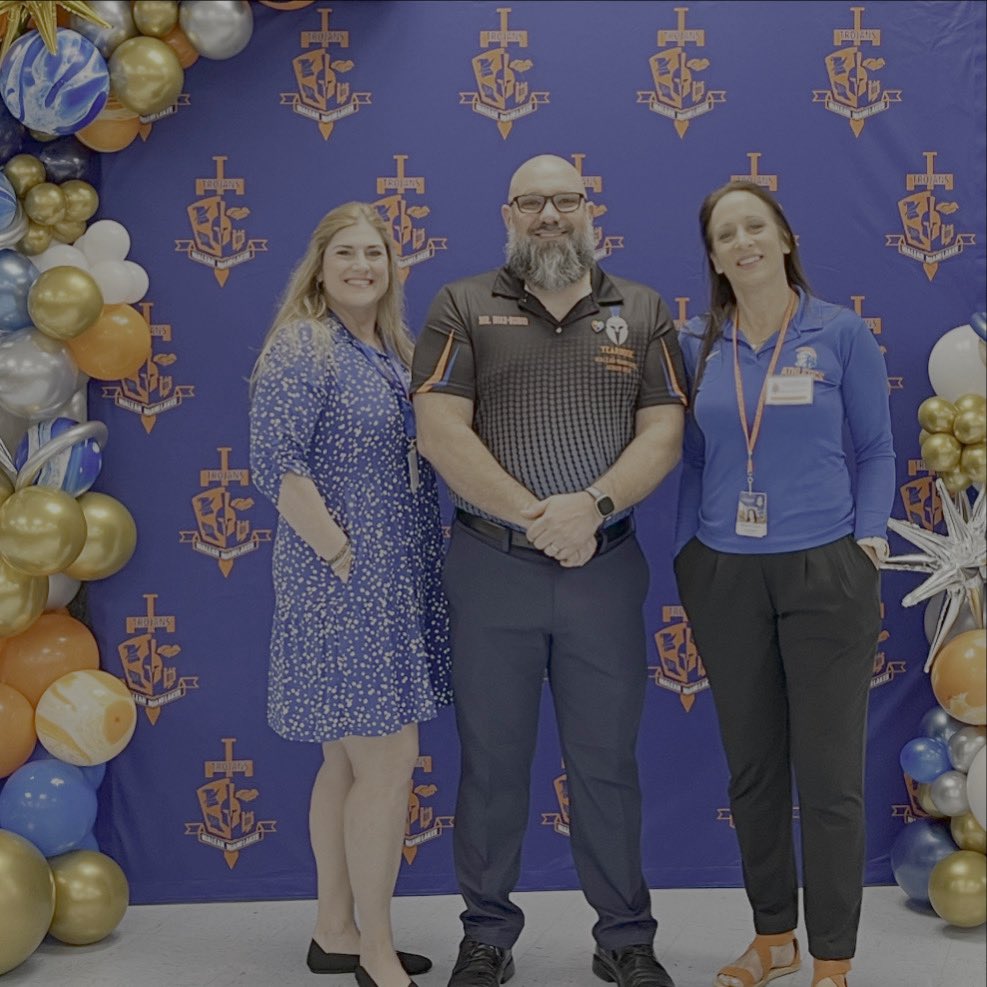 Beyond thrilled to have been present at today’s groundbreaking! As @HMLSrHighSchool “lifers”  ‘91 & faculty for over 20 years looking forward to our new courtroom 👩‍⚖️& planetarium 🪐 Keeping our commitment to providing an excellent education💙🧡🍎#WeAreHML #ProudTrojan