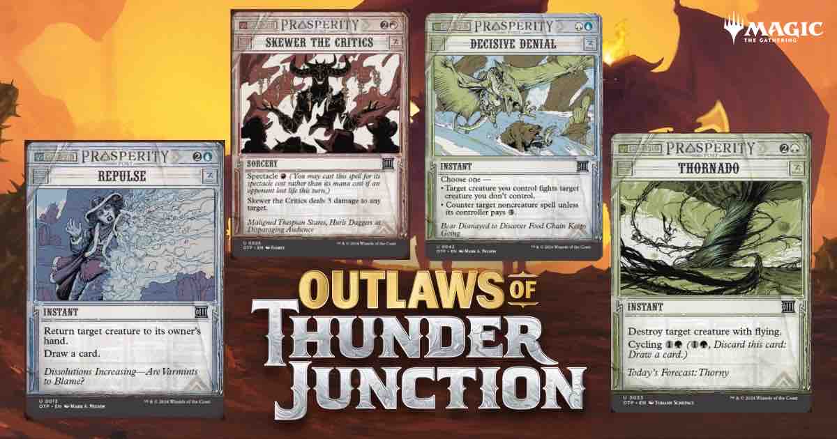 Jeweled Lotus on a ring?! Todays Spoiler highlights for Outlaws of Thunder Junction!