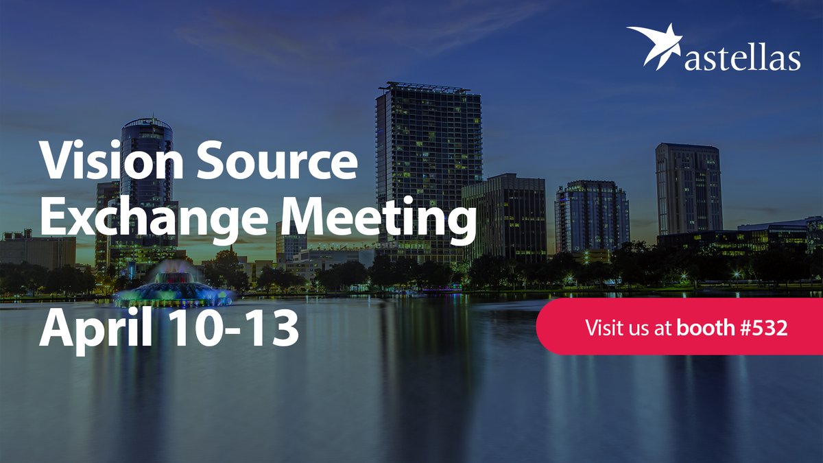 We look forward to connecting with leaders in optometry at the annual @VisionSourceLP Exchange Meeting in Orlando, Florida. Stop by booth #532 to hear why we are so passionate about the role of optometrists in the early detection and management of geographic atrophy.