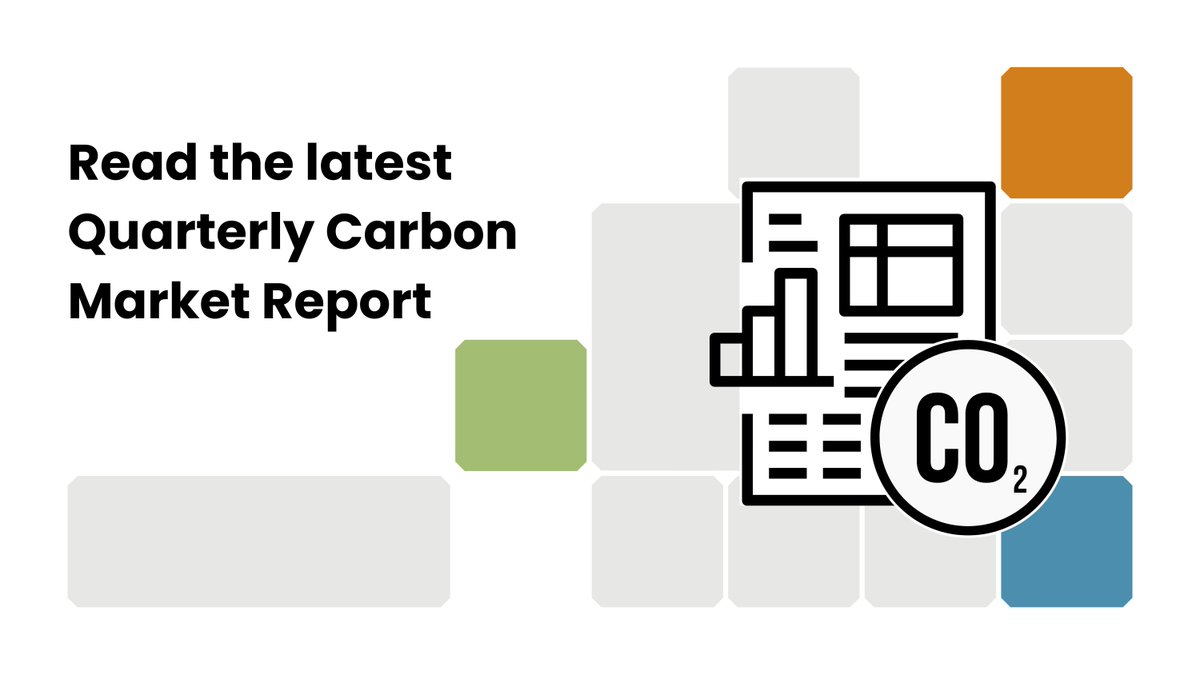 The latest Quarterly Carbon Market Report (#QCMR) has been released. This report looks at the 2023 year in review, with a wide range of data and insights. Read the report 👉 bit.ly/4aEWa7m