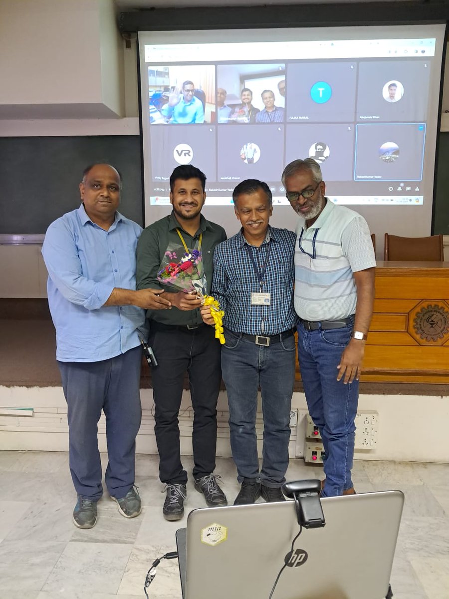 Congratulations to <a href="/yrakeshh24/">Rakeshkumar, PhD</a> for successfully defending PhD viva "Comprehensive insights into microbial ecology and harnessing biomass conversion potential of culturable bacteria from riverine system'. One of the best outcomes 4 publications, 2 patents <a href="/AcSIR_India/">AcSIR</a> <a href="/csir_ncl/">CSIR-National Chemical Laboratory</a>