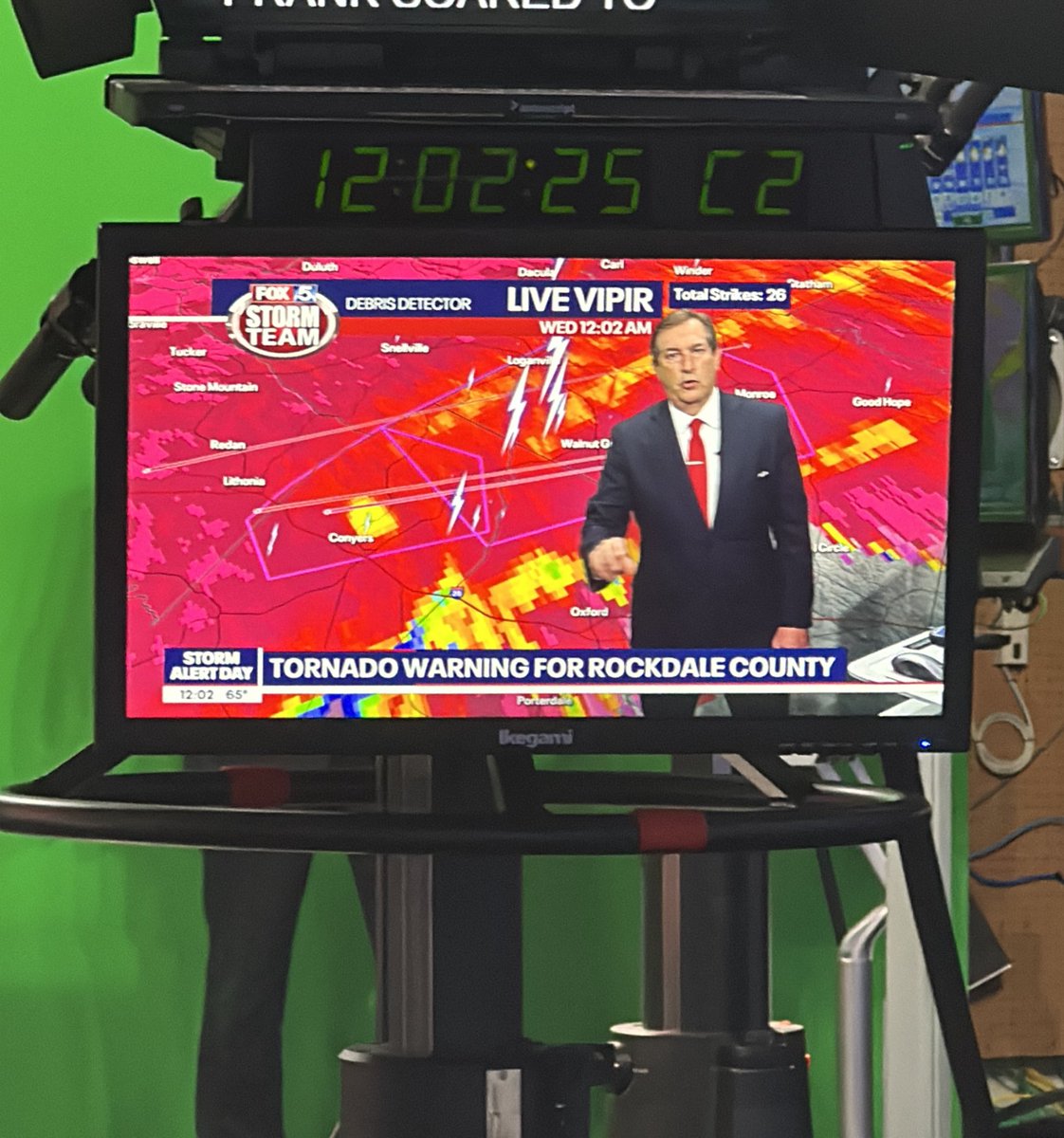 #BREAKING We’re on the air on @FOX5Atlanta with tornado warnings in north Georgia #fox5storm