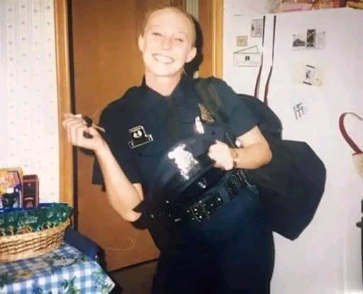 'This is me at 21 years old. This is the day I graduated from the Detroit police academy at 4:00pm, went home and took a couple hour nap, woke up at 9:30 that night and reported to my first tour of duty at the 12th Precinct for midnight shift. Look at that smile on my face. I