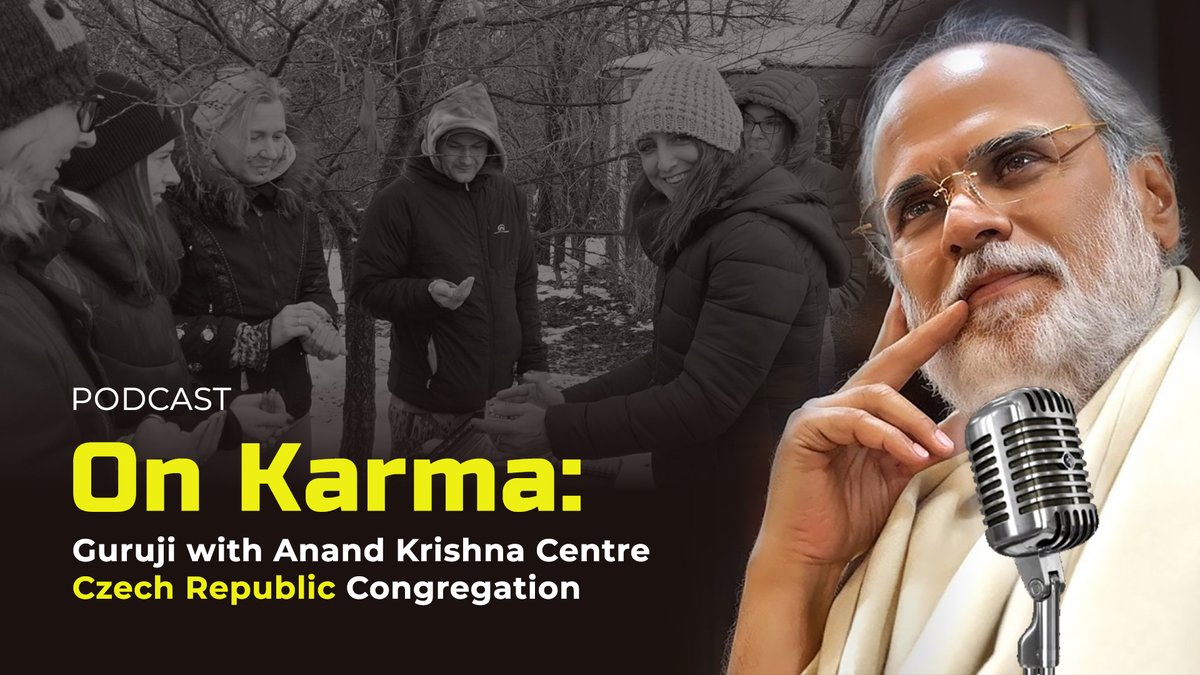 On #Karma: #Guruji with #AnandKrishna Centre #CzechRepublic Congregation ▶ youtu.be/-foTfUcRXiY #TranscendingTheMind #BeyondMindfulness #AKCCzech #Nelahozeves #Lesany #Prague #Czech #PetraPlutnarova #AnandKrishnaIndo #AnandAshram #Sadhguru #Maharishi #AnandKrishnaCentre