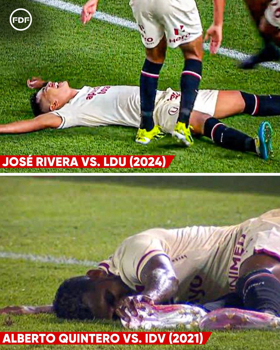 fanaticospe's tweet photo. 🇵🇪🥹 La postal de José ‘Tunche’ Rivera hizo recordar a muchos a aquel ‘Chiquitín’ Quintero del 2021. Ambos tras conseguir un PARTIDAZO con Universitario en la Copa. Han pasado tres años para que la ‘U’ vuelva a ganar en la Libertadores. 𝗚𝗔𝗥𝗥𝗔 𝗖𝗥𝗘𝗠𝗔 en su máximo esplendor.