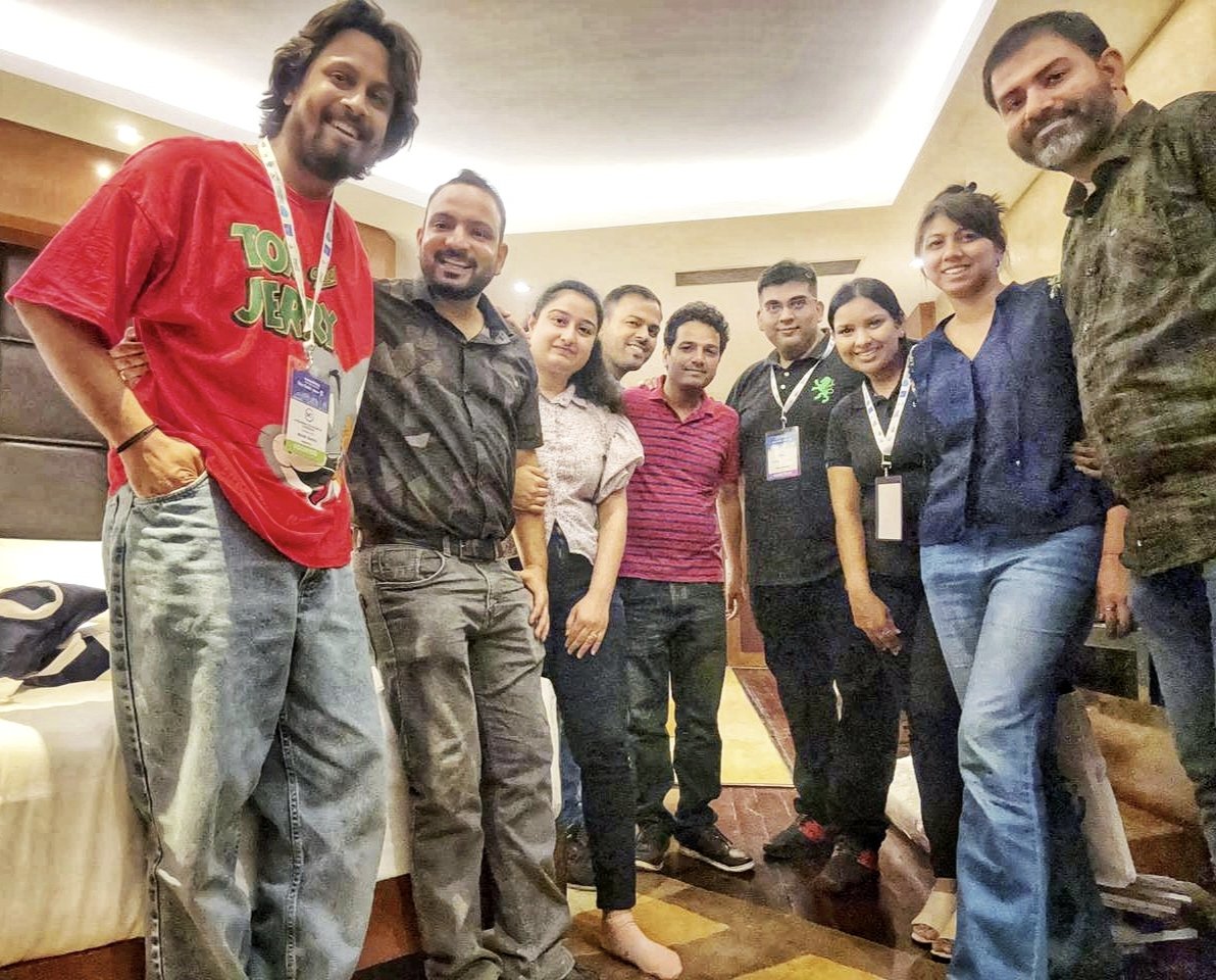 The one with the amazing team of @mc2_event 

Thank you so much organizers for giving us the chance to become a part of this lovely #MomenMarketers conference.

#Memories 😊 #MarketingChampion #TrailblazerCommunity