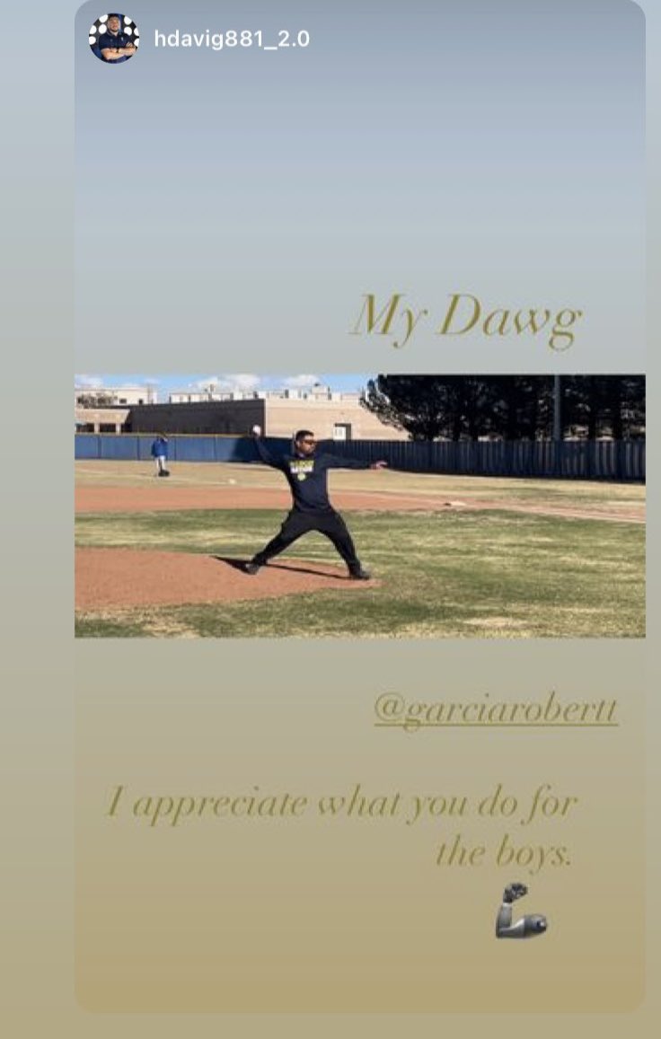 Coach Garcia (@coachrgarcia26) on Twitter photo Thank you <a href="/FabensWildcat/">Fabens Wildcat Baseball</a> for letting me know me throw the first pitch!@FabensISD @RDeAnda_AD Thank you <a href="/FabensWildcat/">Fabens Wildcat Baseball</a> for letting me know me throw the first pitch!@FabensISD @RDeAnda_AD