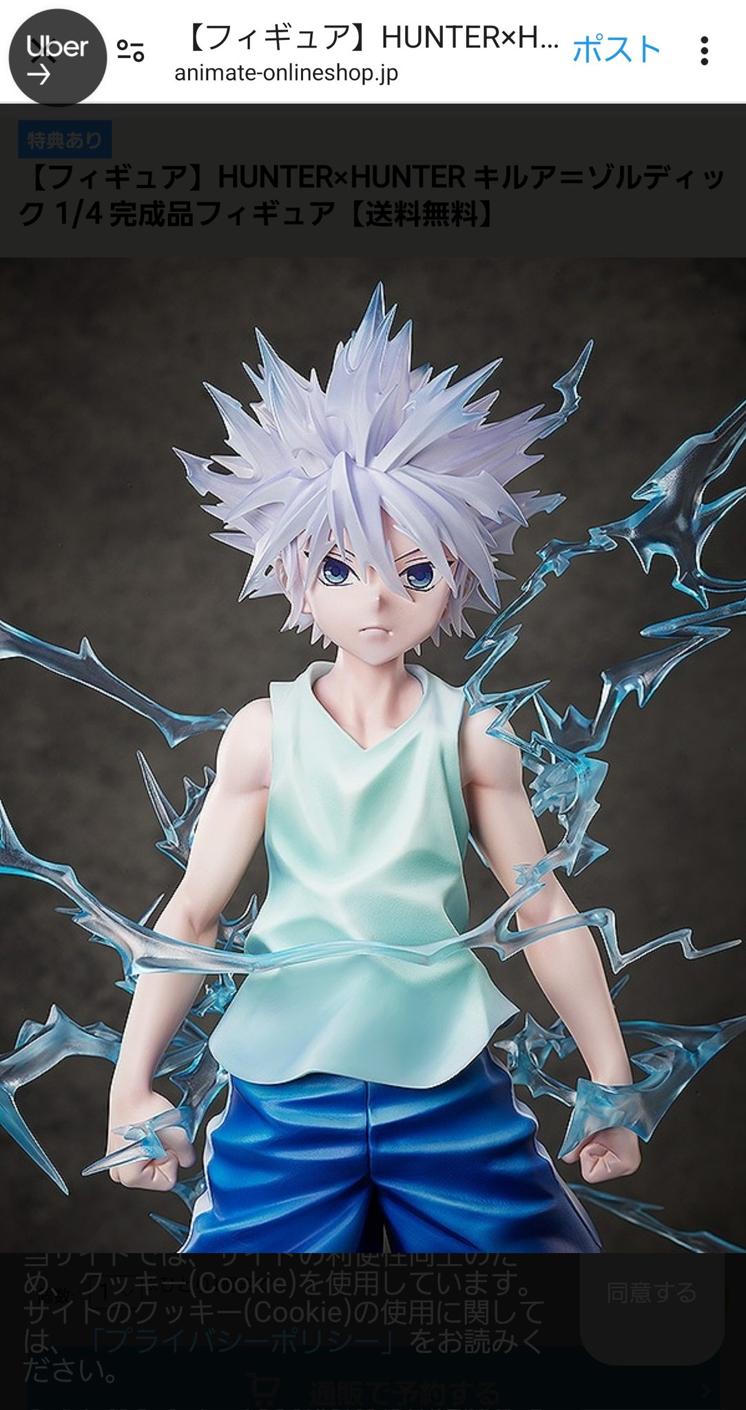 HUNTER×HUNTER キルア=ゾルディック 1/4 完成品フィギュア 【公式通販】