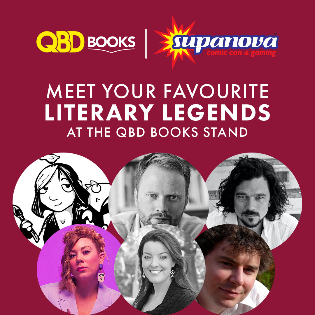 ⚡ANNOUNCEMENT for Supanova Fans⚡ Supanova 2024 is coming this April to the Gold Coast Convention and Exhibition Centre! 🎉 At the QBD Books stand there will ALSO be fantastic literary legends attending! We can't wait to see you there.