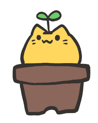 鉢植えにゃんぷぷ 