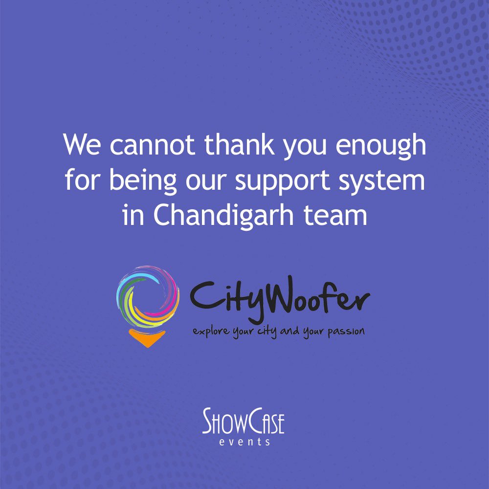 Thank you @citywoofer for your immense support! We look forward for a fab association ahead! #collaboration #events #team #partners #showcaseevents #appreciationpost