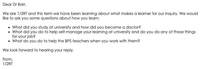 shyambarr's tweet photo. Just received an email from Years 1/2 students on "what makes a learner"! They're embodying Bonython PS's ethos of self-managed learning. Can't wait to respond and foster this curiosity with the BPS team. 🌱 #LifelongLearning #bpsinquiry #Education @gregt39 @AHawk027 https://t.co/fr9KqugExI