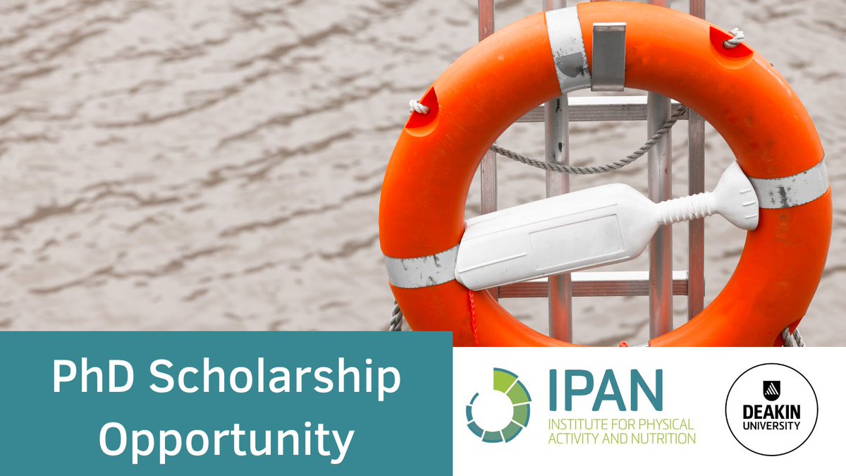 PhD scholarship available! Help us identify and address factors that contribute to children’s risk of drowning. Join IPAN's Professor @LisaBarnettPhD and Royal Lifesaving Society and help promote water safety in Aus. Learn more: bit.ly/3zy2c9d @deakinresearch