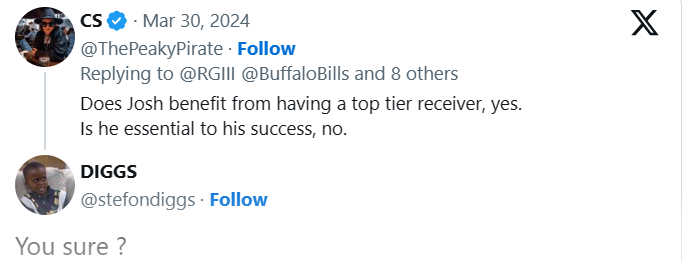 nflrums's tweet photo. Buffalo Bills Stefon Diggs in the middle of a little controversy tonight. https://t.co/3JLgcSxEjc
