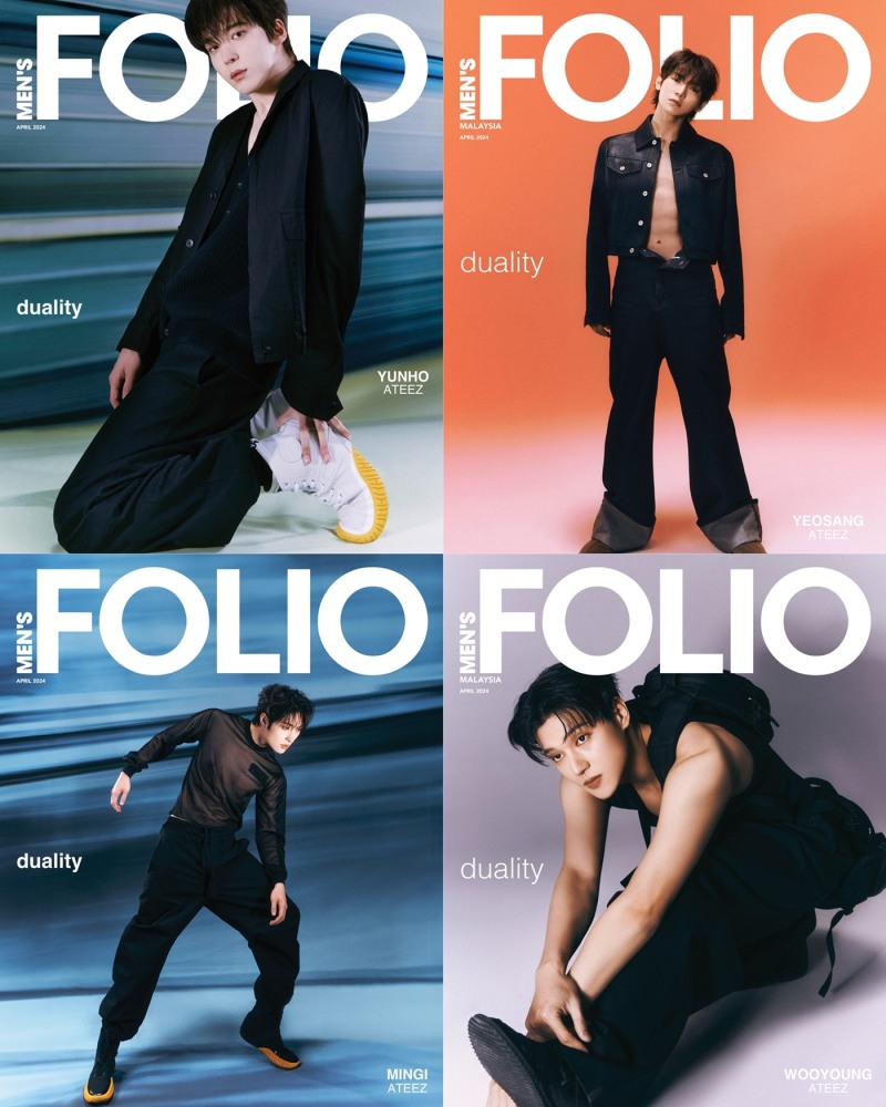 240403 | 📰 ] Yunho, Yeosang, Mingi and Wooyoung for MEN'S FOLIO