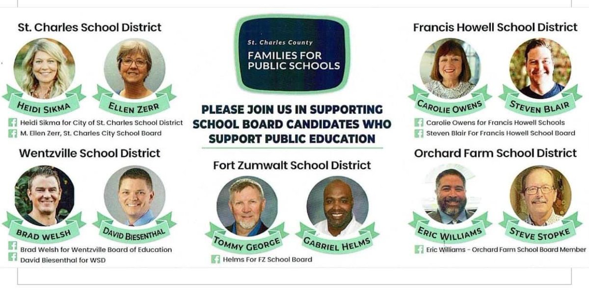 A clean sweep for St. Charles County Families for Public Schools
