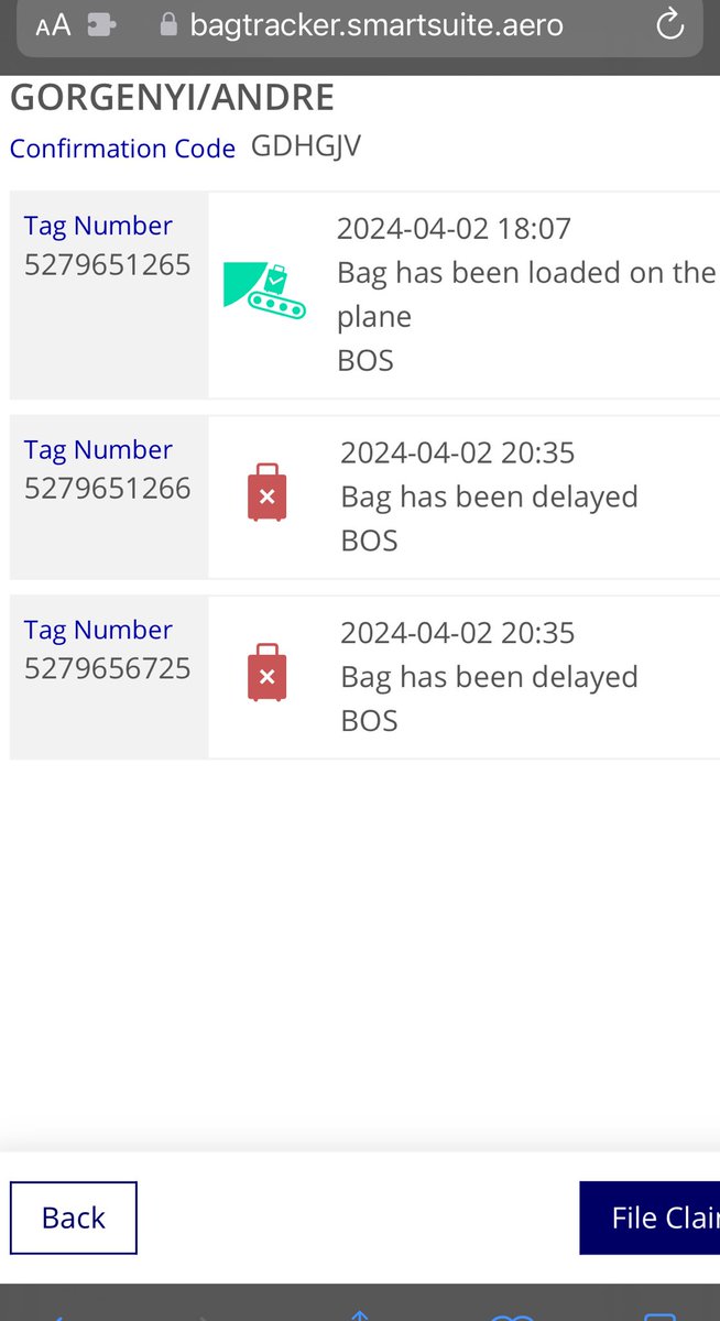 MusingsofDre's tweet image. ⁦@JetBlue⁩ could you tell me if this is sometimes inaccurate? seems like 2 of 3 are lost.