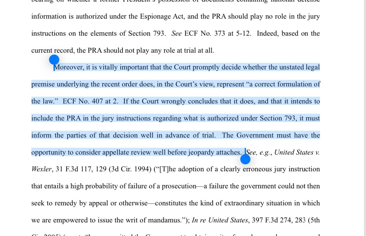 Jack Smith just let Judge Cannon know he is ready to file an appeal to the Eleventh Circuit based on her unlawful rulings and if she refuses to rule he will file a writ of mandamus. Smith is done with the games and is calling out Cannon in his most sharply worded motion yet.…